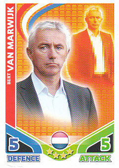 Bert van Marwijk Netherlands 2010 World Cup Match Attax Managers #290